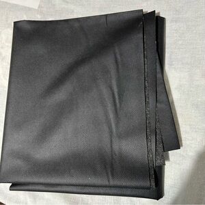 Berkshire Home black  faux leather fabric